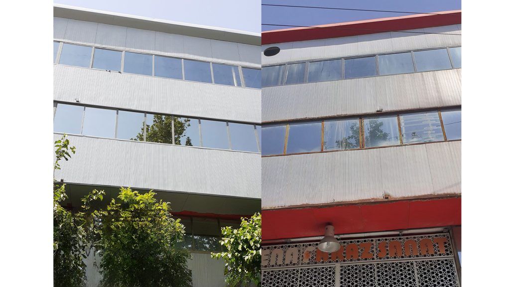 شستشوی نمای کامپوزیت